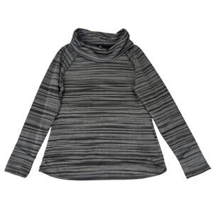 Kuhl Piper Cowl Neck Pullover Striped 4201‎ Activewear Top Women's Size Medium